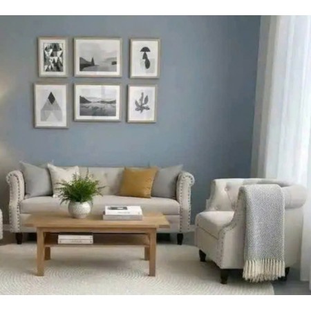 QH23-03 : Bộ Ghế Sofa Phòng Khách Viền Đinh Tán - 2 Món